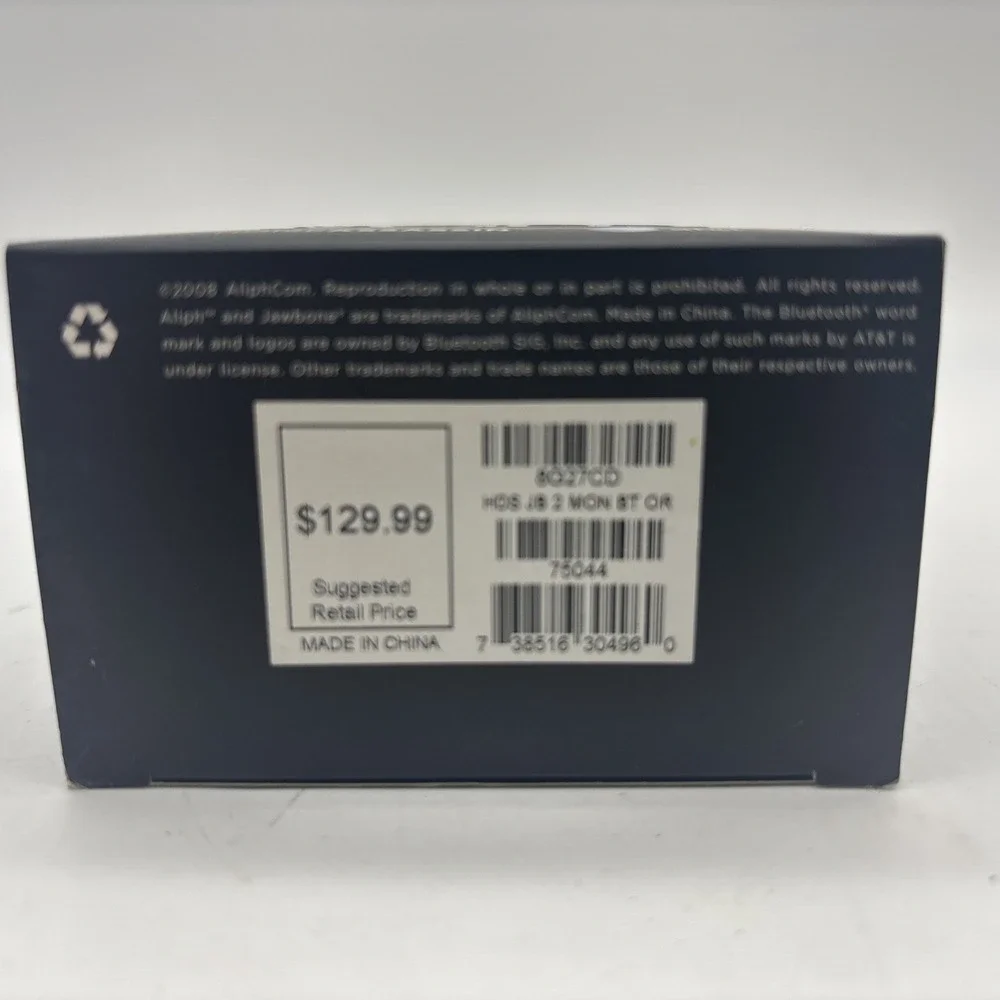 Jawbone Noise Assassin Bluetooth Earwear Black Headset